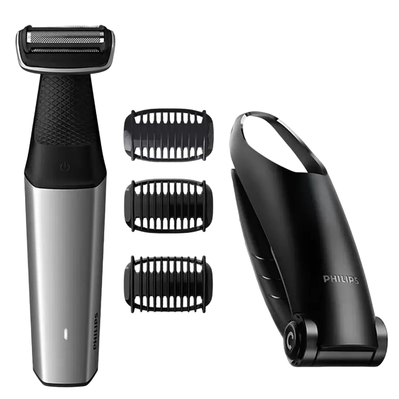 Trimmer pentru bărbați  Philips BG5021/15, Argintiu | Negru