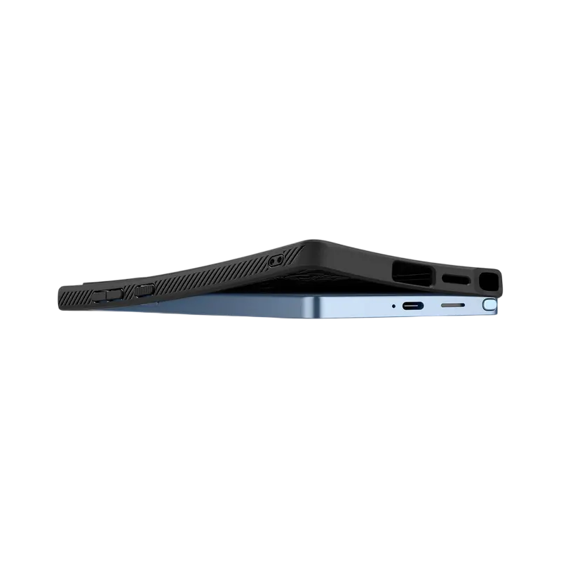 Husă Spigen Liquid Air pentru Samsung Galaxy S25 Ultra, Negru mat