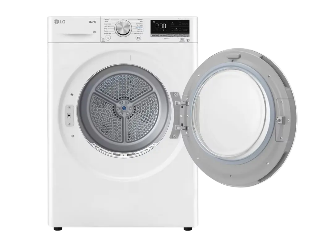 Uscător de rufe LG RH90V5AV6N, 9kg, Alb