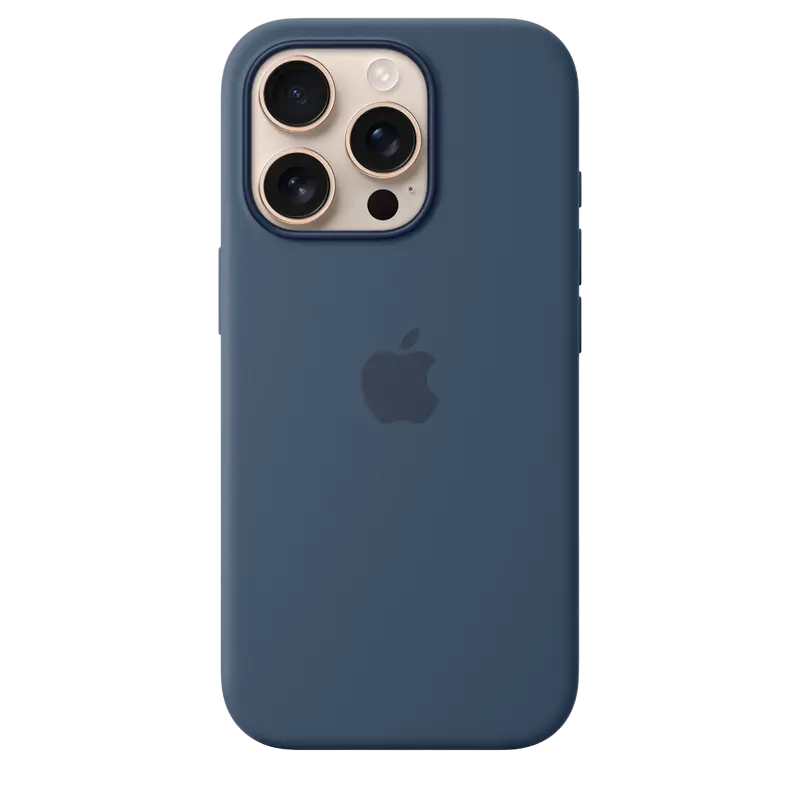 Culoare Apple iPhone 16 Pro Silicone Case cu MagSafe, Denim