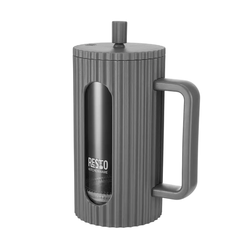Cafetiera French Press RESTO 90535, 1L, Gri inchis
