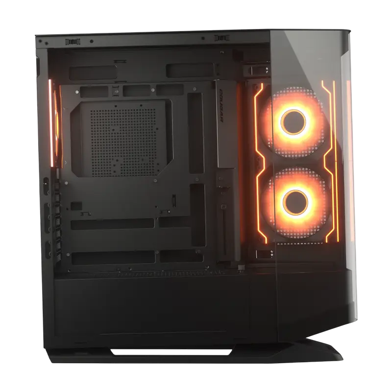 Carcasă PC Cougar FV 270 RGB, Midi-Tower, Fără PSU, Negru