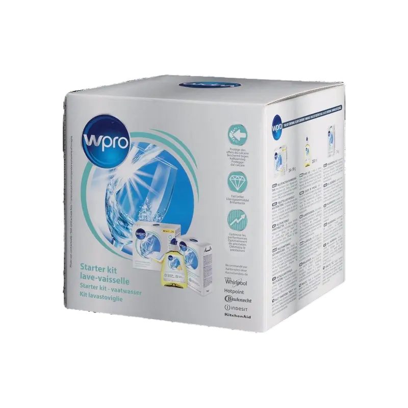 Set de îngrijire a mașinii de spălat vase Whirlpool Wpro