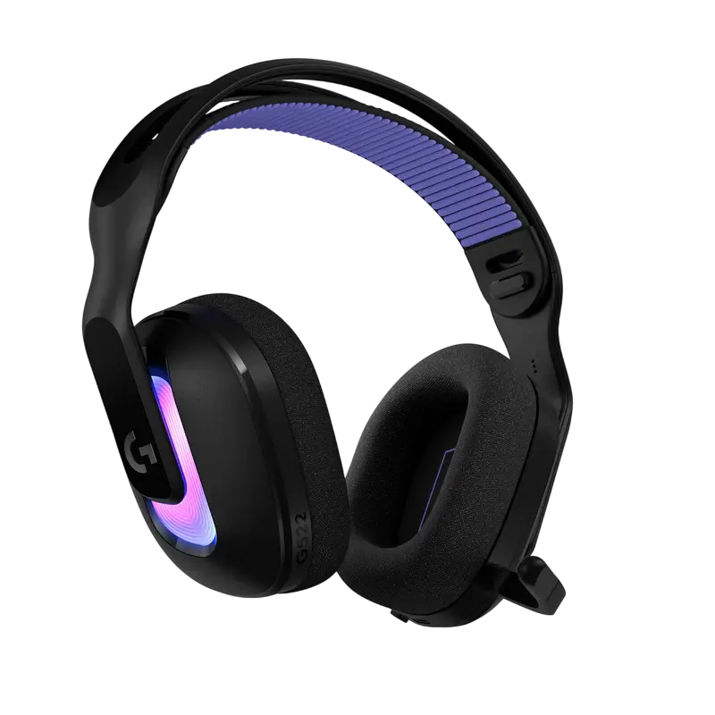 Căști Logitech G522, Bluetooth/USB, Negru