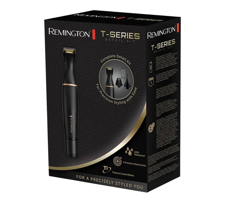 Tundă pentru bărbați Remington T-Series NE7000, Negru | Auriu