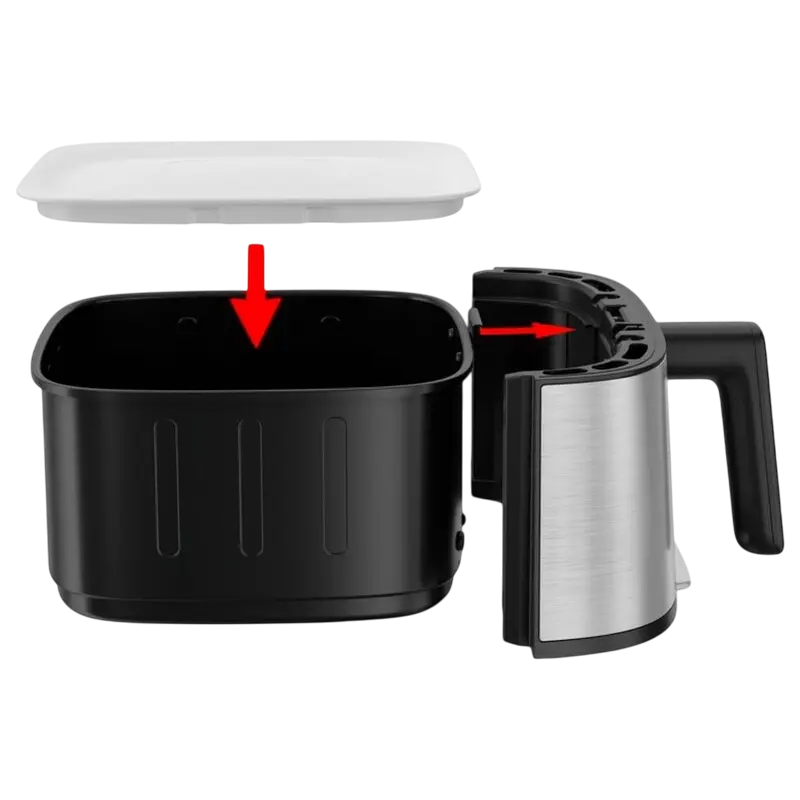 Multicuptor Tefal EY552DE0, Oțel Inoxidabil | Negru