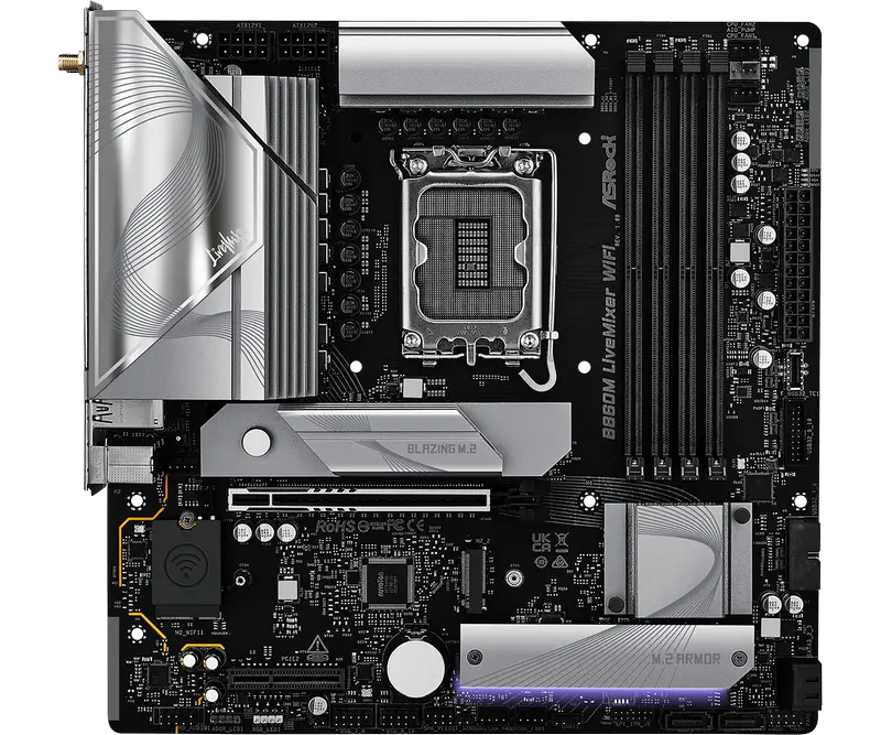 Placa de bază ASRock B860M LiveMixer WiFi