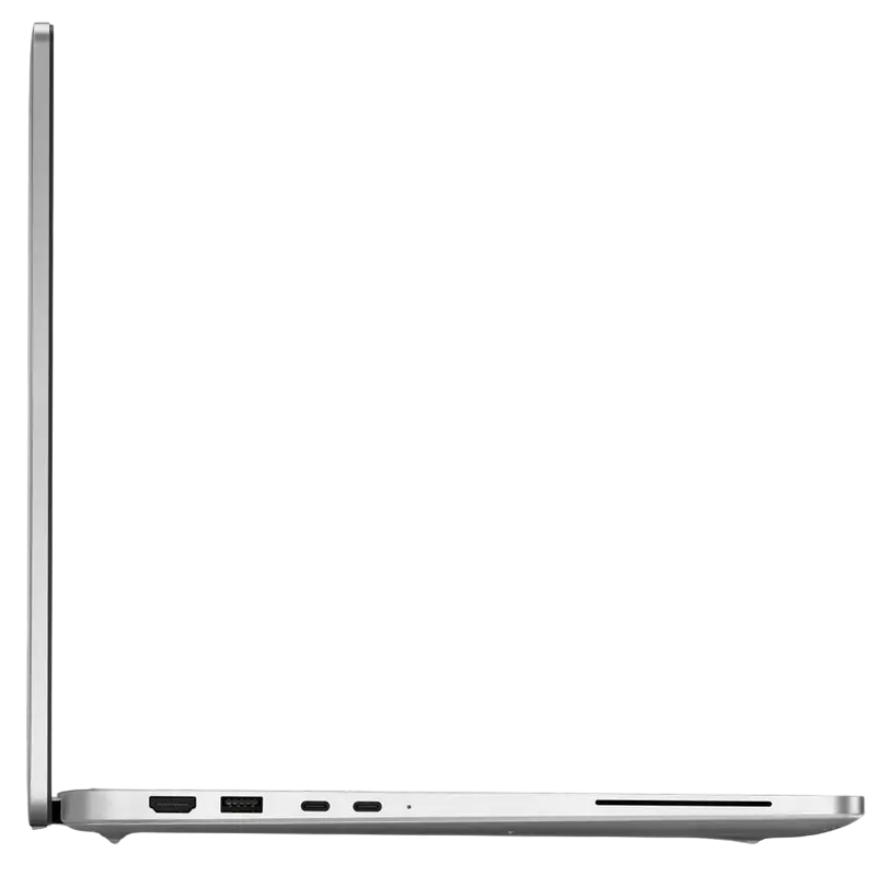 Laptop Business 16" DELL Pro 16 Plus PB16250, Argintiu, Intel Core Ultra 7 265U, 32GB/1024GB, Windows 11 Pro