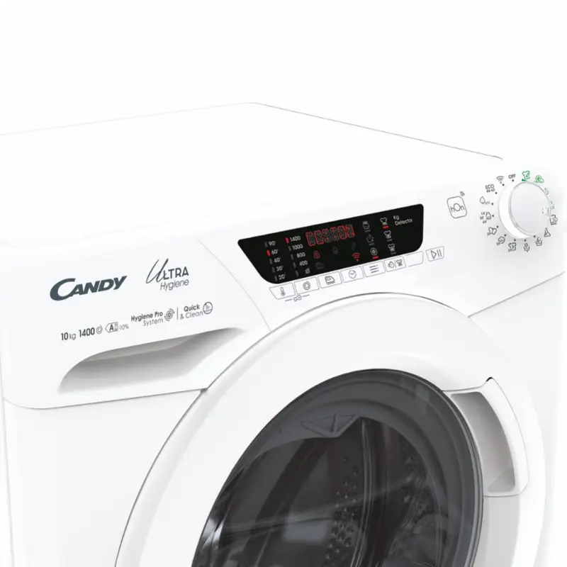 Mașină de spălat Candy HES14104TWM6/1-S, 10kg, Alb