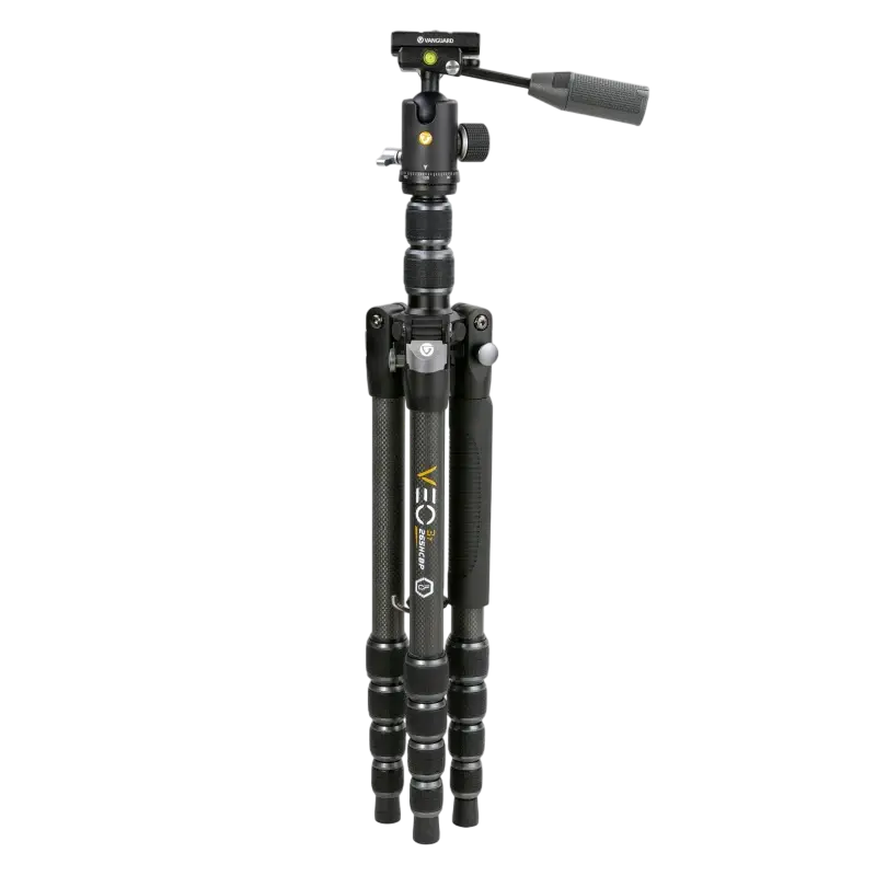 Treppied/Monopod Vanguard VEO3T 265HCBP, Cap de video/Cap sferic, Negru