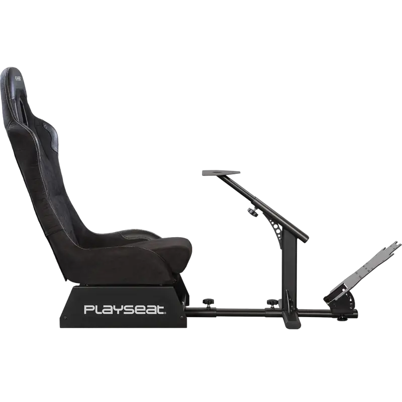Scaun Gaming Playseat Evolution, Piele de căprioară, Negru