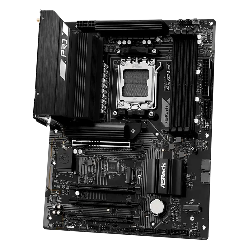 Placă de bază ASRock X870 PRO-A WIFI, AM5, AMD X870, ATX