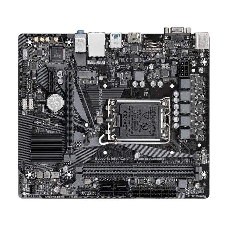 Placă de bază Gigabyte H610M H V3 DDR4, LGA1700, Intel H610, Micro-ATX