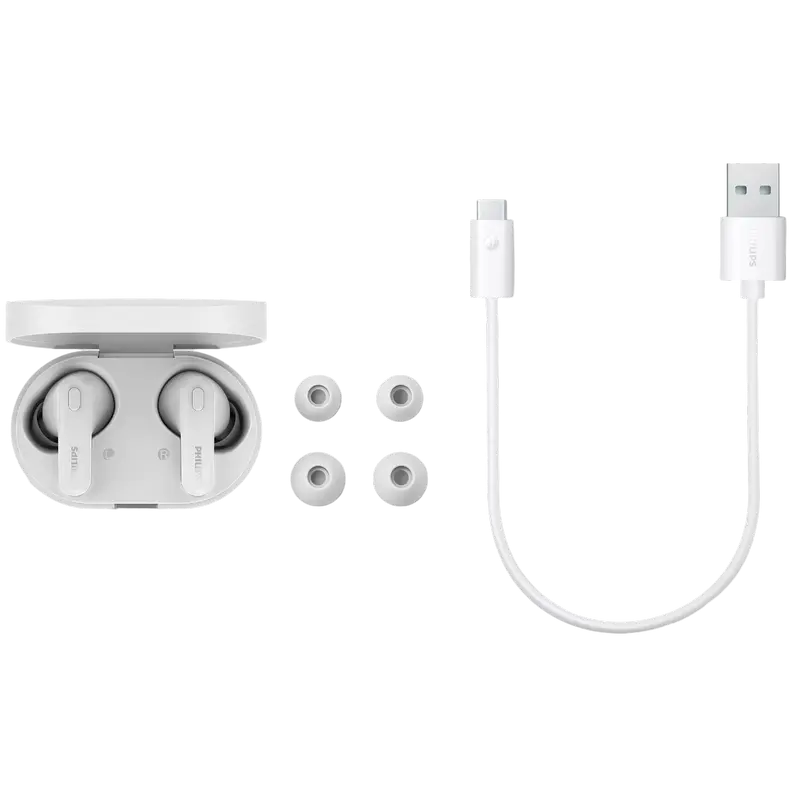Căști Philips TAT1108WT/00, Alb