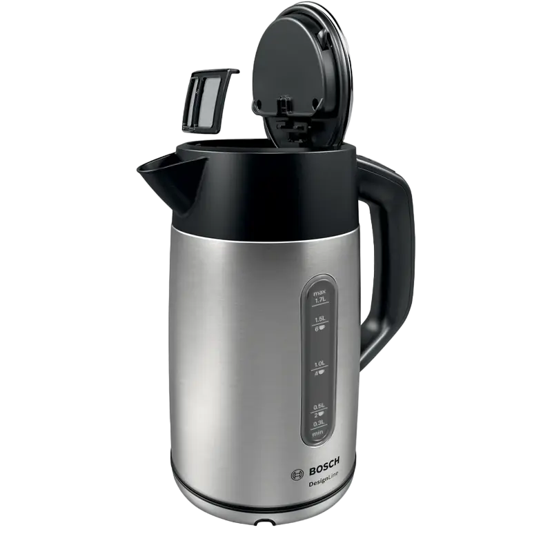 Электрочайник Bosch TWK4P440, Нержавеющая сталь