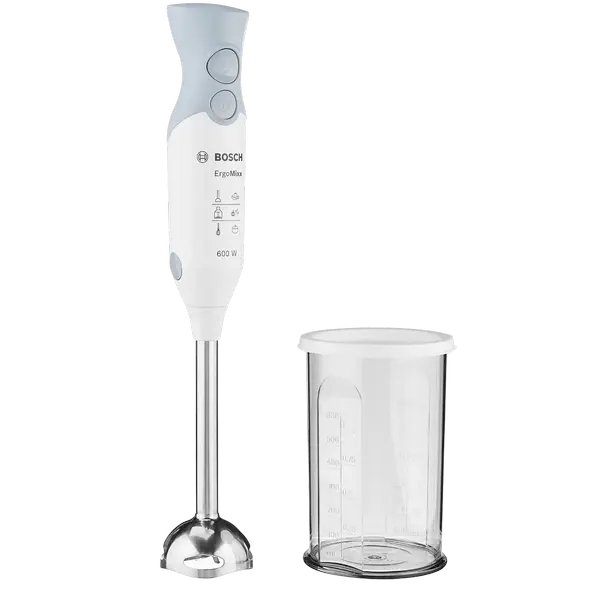 Blender de mână Bosch MSM66110, Alb | Gri