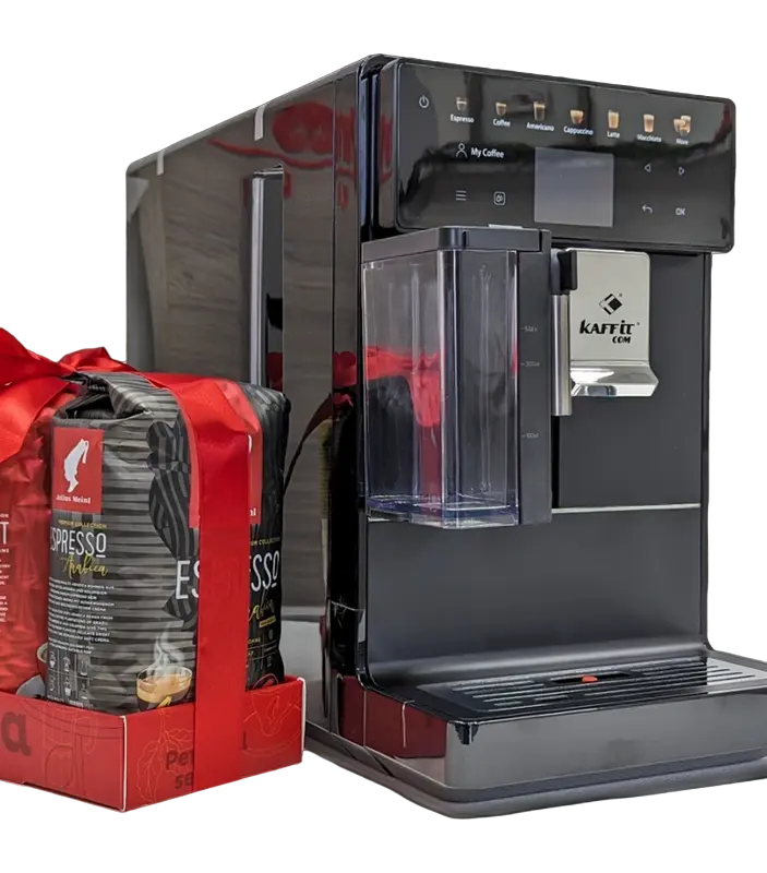 Aparat de cafea Kaffit A5, Negru + Cadou x3 Cafea Julius Meinl 500 g