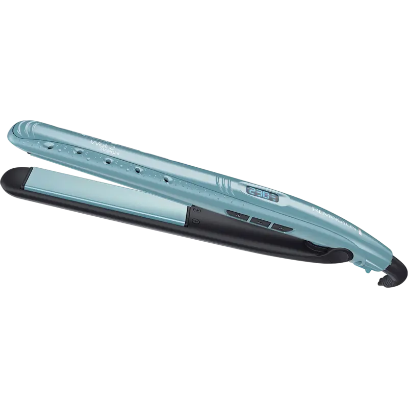 Îndreptător de păr Remington Wet 2 Straight S7300, Albastru