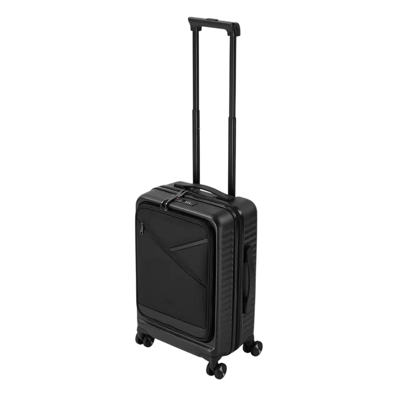 Valiză Rivacase Clark-Eco, 28L, Negru
