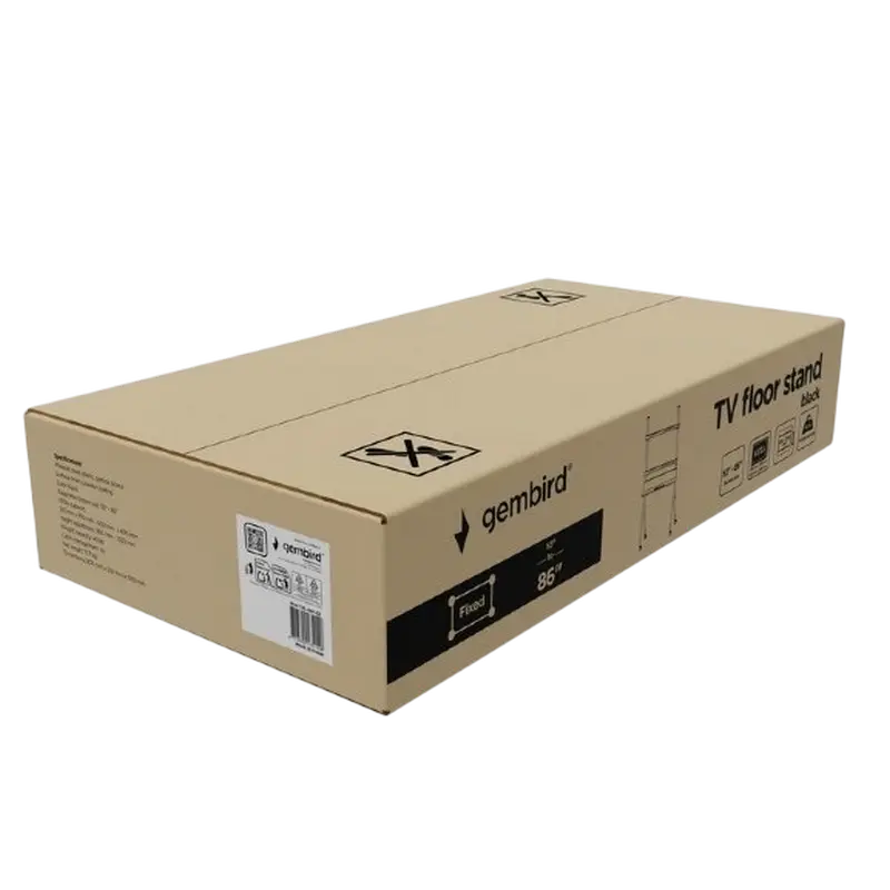 Suport birou pentru monitoare Gembird TVS-86F-02, Negru