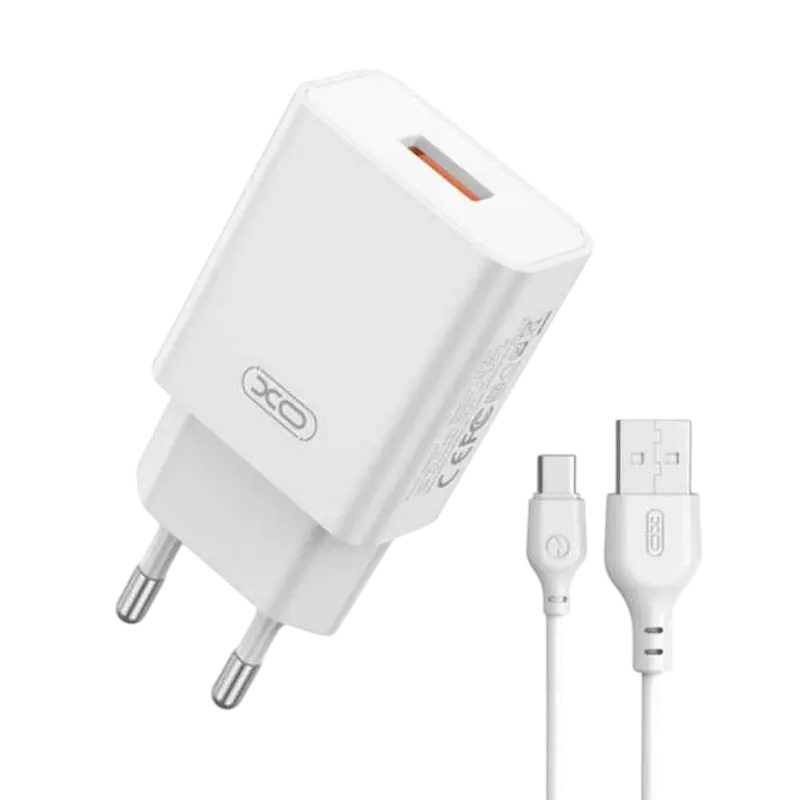 Încărcător XO L127, 18W, Alb..
