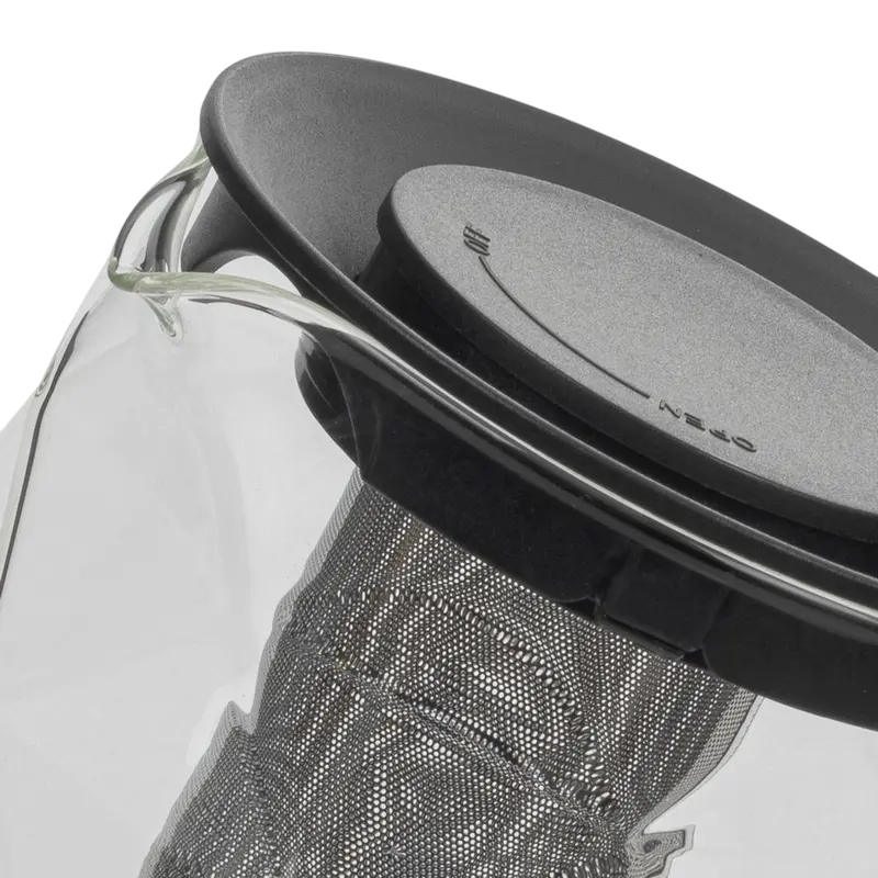 Ceainic cu infuzor RESTO 90516, 1L, Negru