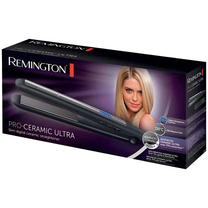 Îndreptător pentru păr Remington Pro-Ceramic Ultra S5505, Negru
