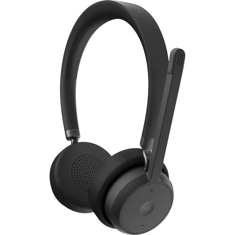 Căști Lenovo VoIP Teams Wireless, Negru