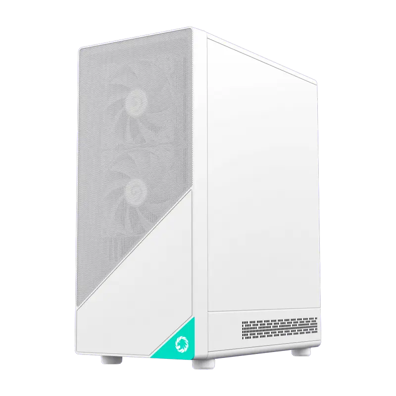 Carcasă PC Gamemax Focus MW, Micro-ATX, ATX, Alb