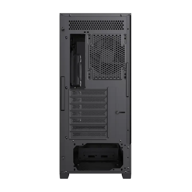 Carcasă PC Gamemax VISTA 2 AB, Midi-Tower, Fără PSU, Negru