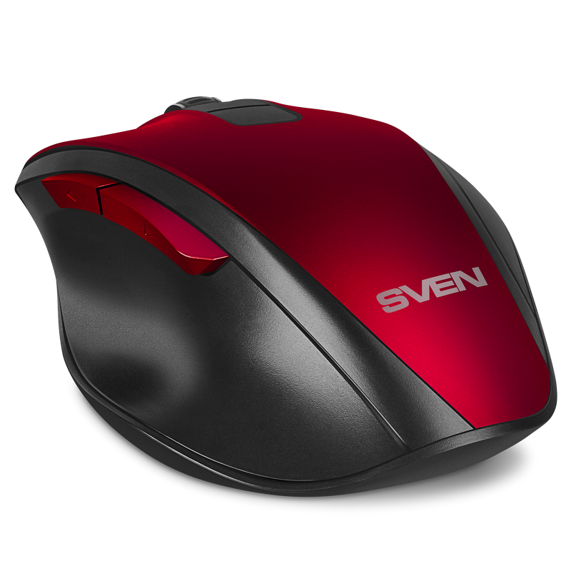 Mouse SVEN RX-525SW Roșu
Optical | 1600 dpi | Fără fir