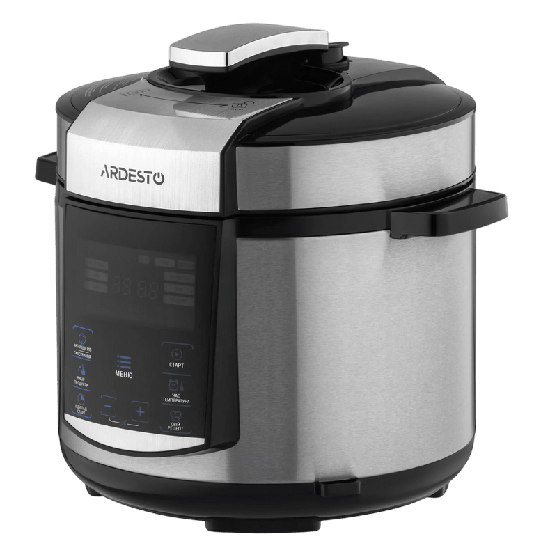 Aparat de gătit multifuncțional sub presiune Ardesto MPC-P225 Argintiu | Negru
900 W | 5 l | Antiaderent