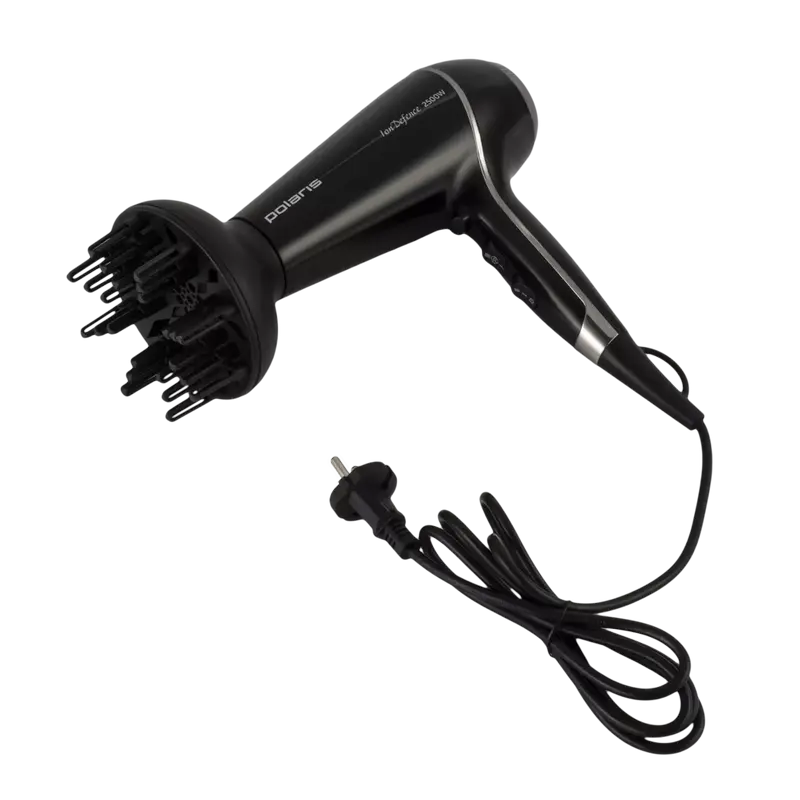 Uscător de păr Polaris PHD1112, 2500W, Negru