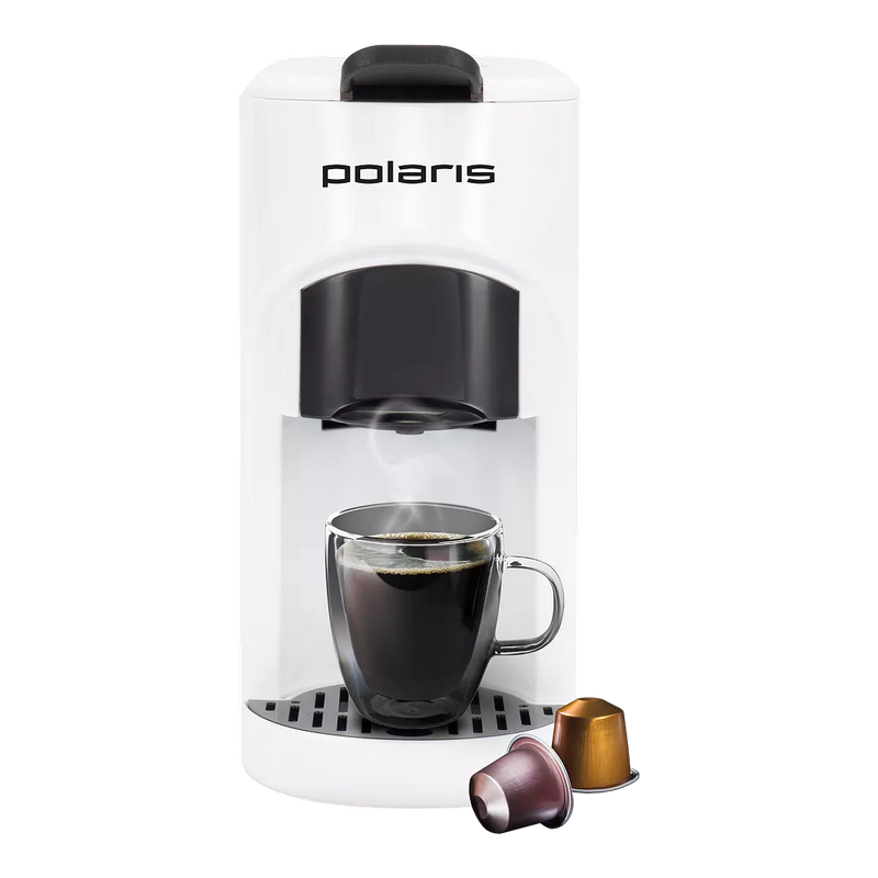 Купить  Кофеварки - Капсульная Кофеварка Polaris PCM2034 Белый..