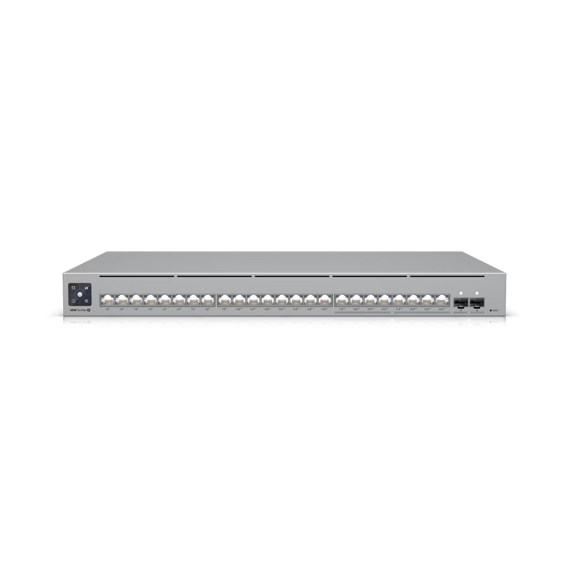 PoE коммутатор Ubiquiti USW-Pro-Max-24-POE Серебристый