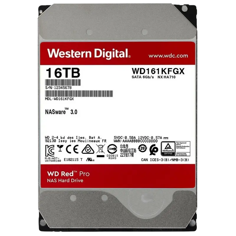 Cumpara  HDD Hard Disk Drives - Жесткий диск Western Digital WD Red Pro 16 ТБ..