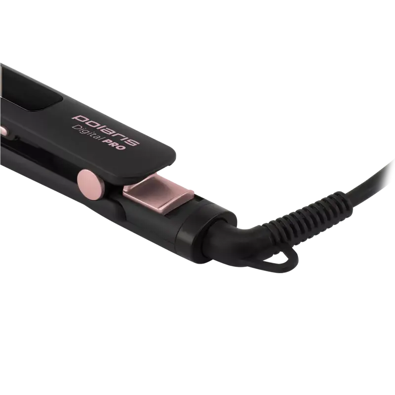 Placă de îndreptat părul Polaris PHS3111, Negru | Aur Roz