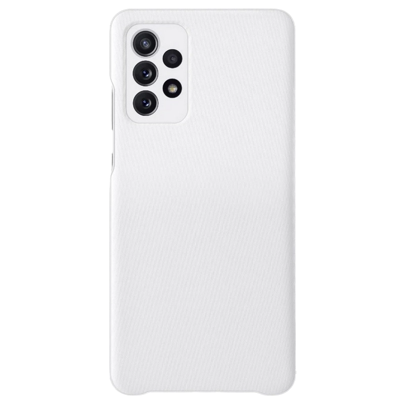 Husă tip carte Samsung Galaxy A72 Smart S View Wallet Alb
