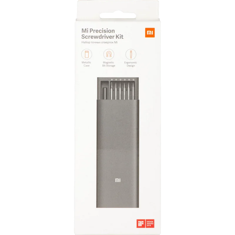 Set de șurubelinițe Xiaomi Mi Precision Screwdriver Gri
24 buc. | Aluminiu