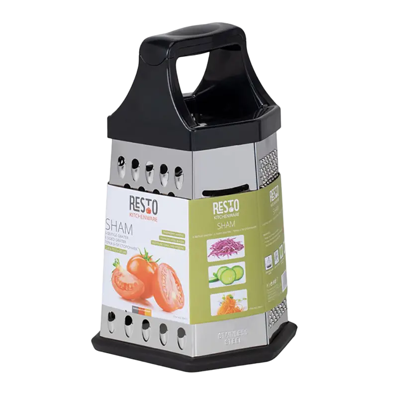 Răzătoare RESTO 95411 SHAM Negru
Oțel inoxidabil | Plastic | 180 g