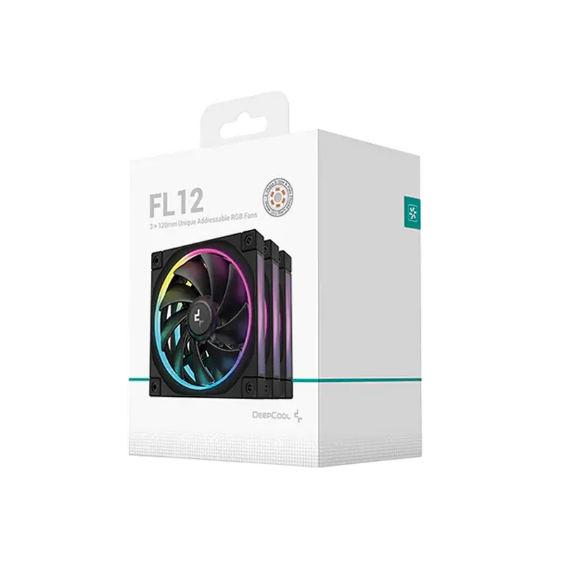 Ventilator PC Deepcool FL12 SE 3in1 kit 120 mm Negru
