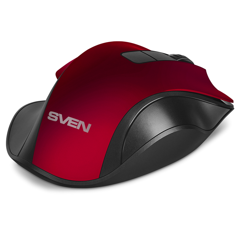 Mouse SVEN RX-525SW Roșu
Optical | 1600 dpi | Fără fir