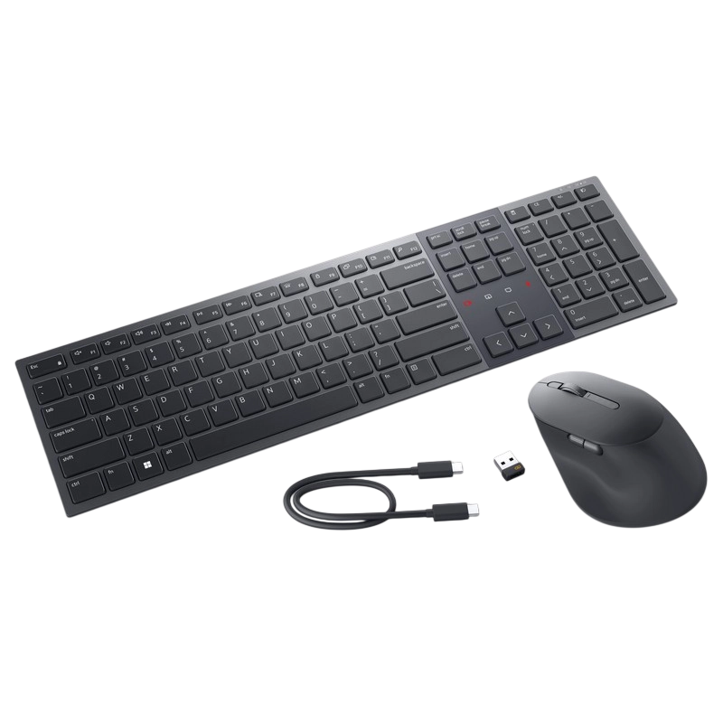 Set Tastatură + Mouse DELL KM900 Membrană Gri