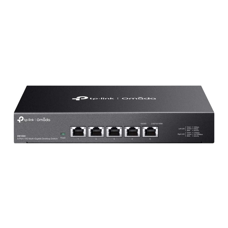 Switch de rețea TP-LINK DS105X Negru
5x 10000 Mbps