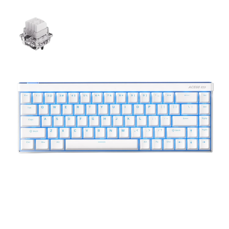 Tastatură MCHOSE Ace 68 Air Mecanic Alb
Cu fir | Engleza