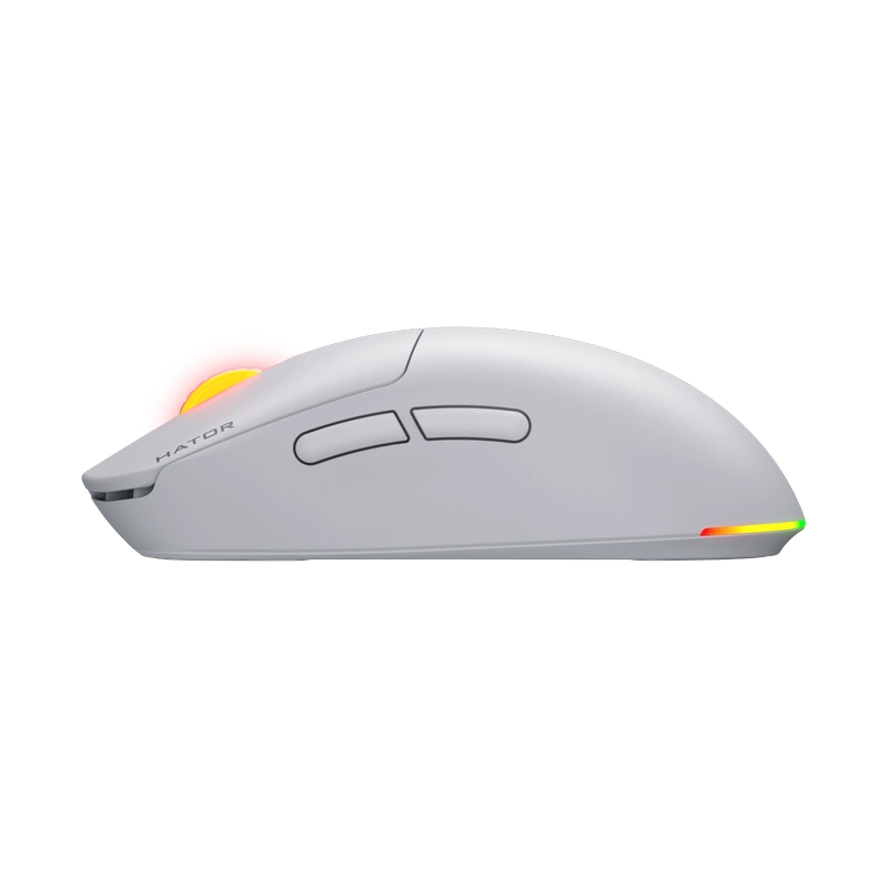 Gaming Mouse HATOR Quasar 3 Cu fir / Fără fir Alb