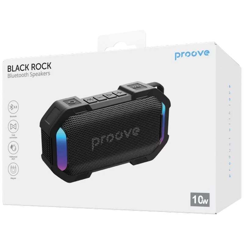 Портативная колонка Proove Black Rock Чёрный