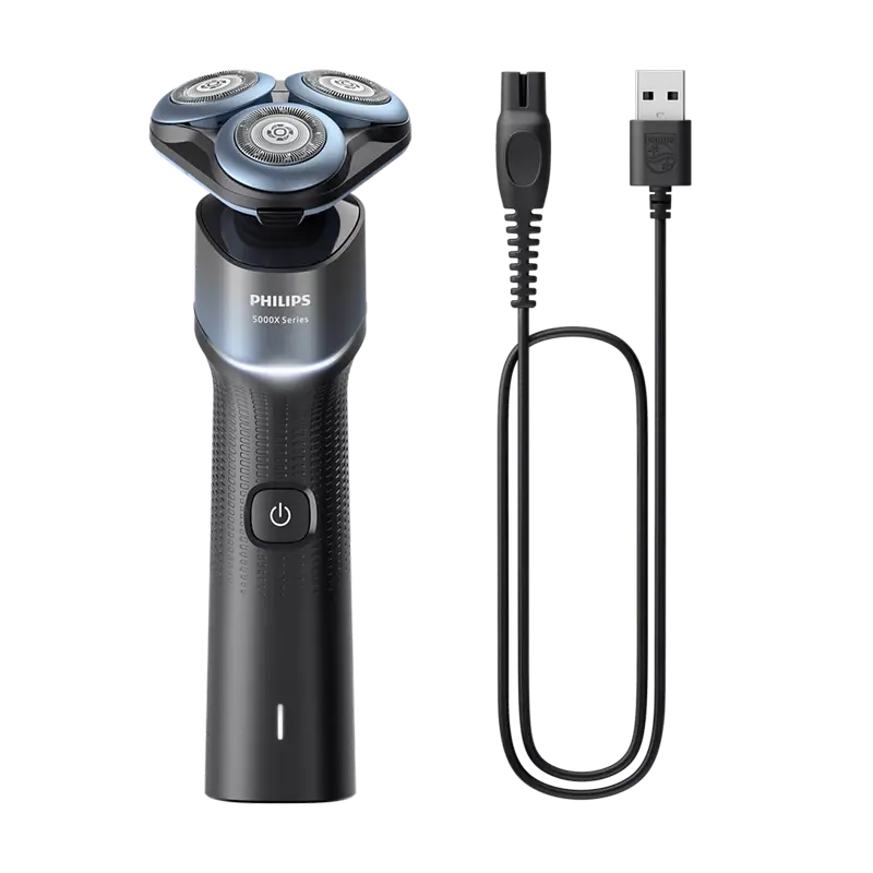 Электробритва мужская Philips 5000X series Черный | Синий