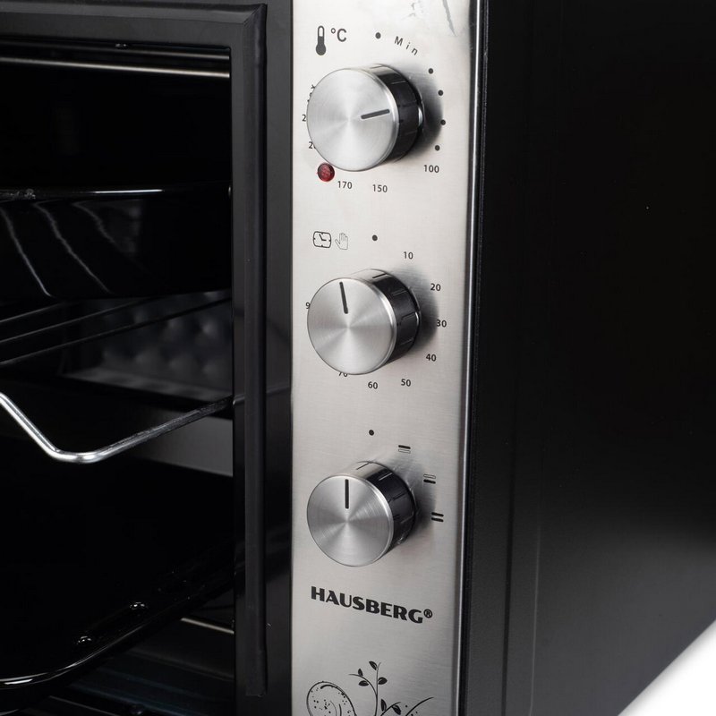 Cuptor Electric Hausberg HB8022 Negru
70 l | 2500 W | 230°C