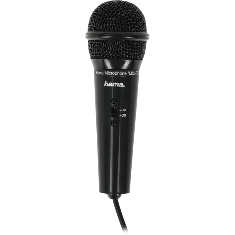 Компьютерный микрофон HAMA MIC-P35 Проводной аналоговый Черный